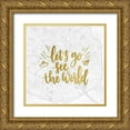 thumbnail image 1 of Kimberly, Allen 15x15 Gold Ornate Wood Framed with Double Matting Museum Art Print Titled - Go Travel 4, 1 of 4