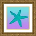 thumbnail image 1 of Kimberly, Allen 15x15 Gold Ornate Wood Framed with Double Matting Museum Art Print Titled - Mermaids 3, 1 of 4