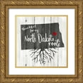 thumbnail image 1 of Kimberly, Allen 15x15 Gold Ornate Wood Framed with Double Matting Museum Art Print Titled - ND Roots, 1 of 4