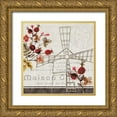thumbnail image 1 of Kimberly, Allen 15x15 Gold Ornate Wood Framed with Double Matting Museum Art Print Titled - Paris Mon Amour 3, 1 of 4