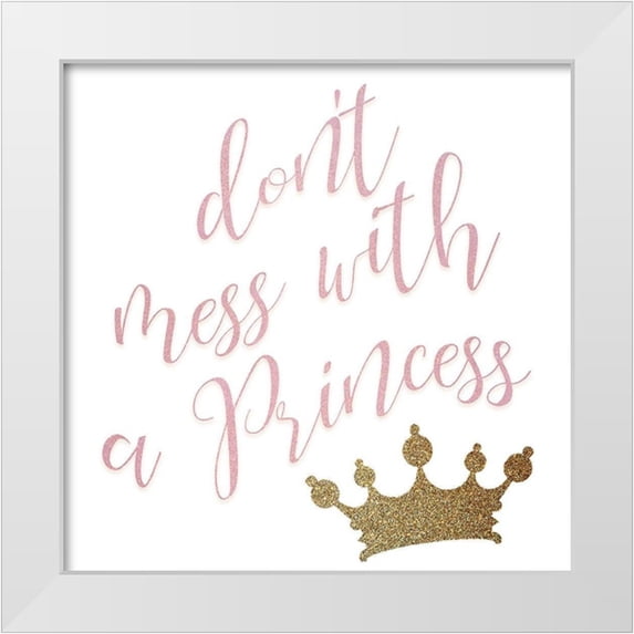 Kimberly, Allen 15x15 White Modern Wood Framed Museum Art Print Titled - Dont Mess