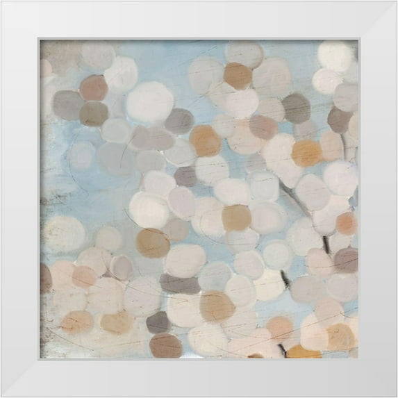 Kimberly, Allen 15x15 White Modern Wood Framed Museum Art Print Titled - Happy Dance 1