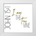thumbnail image 1 of Kimberly, Allen 15x15 White Modern Wood Framed Museum Art Print Titled - I am the True Vine Square, 1 of 4