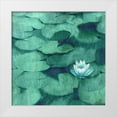 thumbnail image 1 of Kimberly, Allen 15x15 White Modern Wood Framed Museum Art Print Titled - Lotus Blossom, 1 of 4