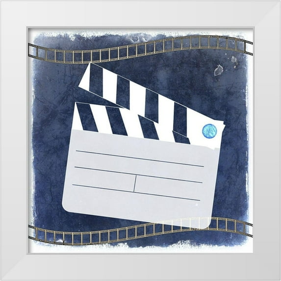 Kimberly, Allen 15x15 White Modern Wood Framed Museum Art Print Titled - Movie Time 3