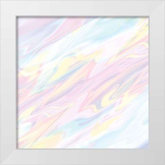 Kimberly, Allen 15x15 White Modern Wood Framed Museum Art Print Titled - Rainbow Color 2