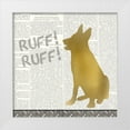 thumbnail image 1 of Kimberly, Allen 15x15 White Modern Wood Framed Museum Art Print Titled - Ruff Ruff 4, 1 of 4