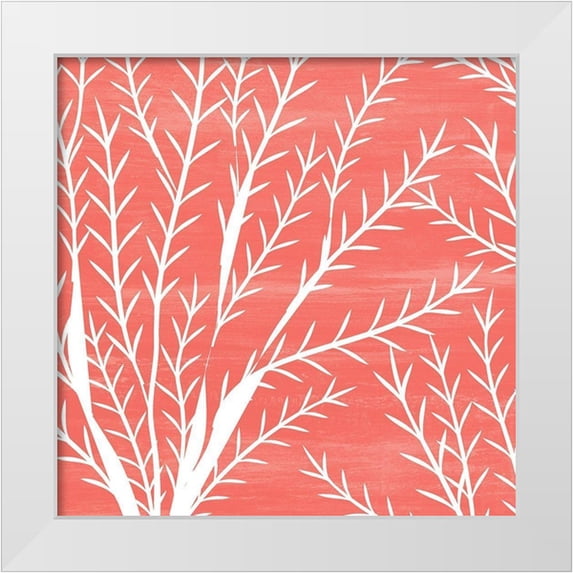 Kimberly, Allen 15x15 White Modern Wood Framed Museum Art Print Titled - Seaweed 2