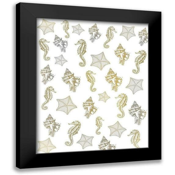 Kimberly, Allen 15x18 Black Modern Framed Museum Art Print Titled - Azure Coastal 6