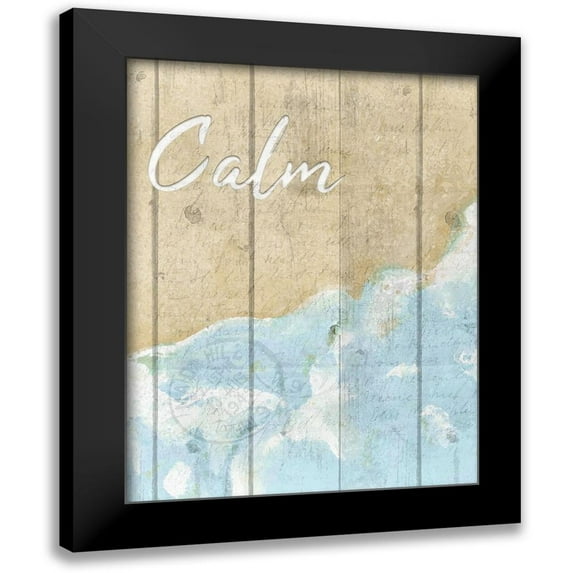 Kimberly, Allen 15x18 Black Modern Framed Museum Art Print Titled - Calm and Breathe 1
