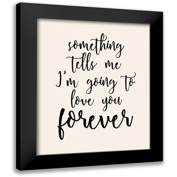 Kimberly, Allen 15x18 Black Modern Framed Museum Art Print Titled - Forever