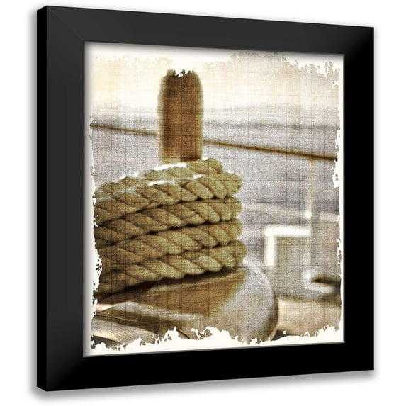 Kimberly, Allen 15x18 Black Modern Framed Museum Art Print Titled - Learning the Ropes 2