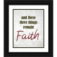 thumbnail image 1 of Kimberly, Allen 15x18 Black Ornate Wood Framed with Double Matting Museum Art Print Titled - And These Three Things 1, 1 of 4