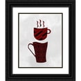 thumbnail image 1 of Kimberly, Allen 15x18 Black Ornate Wood Framed with Double Matting Museum Art Print Titled - Coffee Pattern 1, 1 of 4
