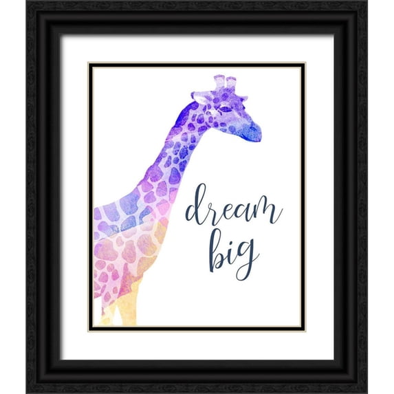 Kimberly, Allen 15x18 Black Ornate Wood Framed with Double Matting Museum Art Print Titled - Dream Big