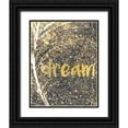 thumbnail image 1 of Kimberly, Allen 15x18 Black Ornate Wood Framed with Double Matting Museum Art Print Titled - Gold Feather 4, 1 of 4