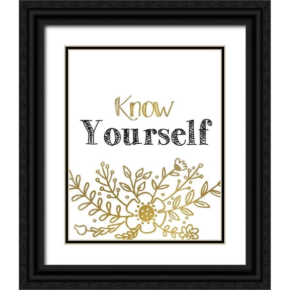 Kimberly, Allen 15x18 Black Ornate Wood Framed with Double Matting Museum Art Print Titled - Know 1