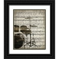thumbnail image 1 of Kimberly, Allen 15x18 Black Ornate Wood Framed with Double Matting Museum Art Print Titled - Music Sheets 4, 1 of 4