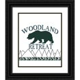 thumbnail image 1 of Kimberly, Allen 15x18 Black Ornate Wood Framed with Double Matting Museum Art Print Titled - Woodland Retreat 4, 1 of 4