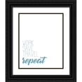 thumbnail image 1 of Kimberly, Allen 15x18 Black Ornate Wood Framed with Double Matting Museum Art Print Titled - Work Save Travel, 1 of 4