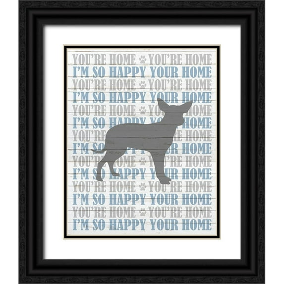Kimberly, Allen 15x18 Black Ornate Wood Framed with Double Matting Museum Art Print Titled - Youre Home v2