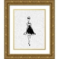 thumbnail image 1 of Kimberly, Allen 15x18 Gold Ornate Wood Framed with Double Matting Museum Art Print Titled - Glitter Fashion 1 v3, 1 of 4