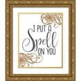 thumbnail image 1 of Kimberly, Allen 15x18 Gold Ornate Wood Framed with Double Matting Museum Art Print Titled - I put a Spell, 1 of 4