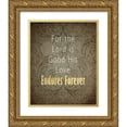thumbnail image 1 of Kimberly, Allen 15x18 Gold Ornate Wood Framed with Double Matting Museum Art Print Titled - Psalms 2, 1 of 4