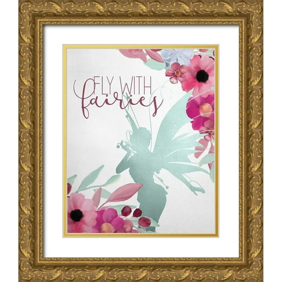 Kimberly, Allen 15x18 Gold Ornate Wood Framed with Double Matting Museum Art Print Titled - Ride and Swim 3