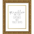 thumbnail image 1 of Kimberly, Allen 15x18 Gold Ornate Wood Framed with Double Matting Museum Art Print Titled - Sprinkles, 1 of 4