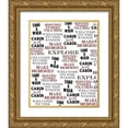 thumbnail image 1 of Kimberly, Allen 15x18 Gold Ornate Wood Framed with Double Matting Museum Art Print Titled - Sweet Cabin 4, 1 of 4