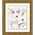 thumbnail image 1 of Kimberly, Allen 15x18 Gold Ornate Wood Framed with Double Matting Museum Art Print Titled - Yum 2, 1 of 4