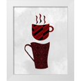 thumbnail image 1 of Kimberly, Allen 15x18 White Modern Wood Framed Museum Art Print Titled - Coffee Pattern 1, 1 of 4