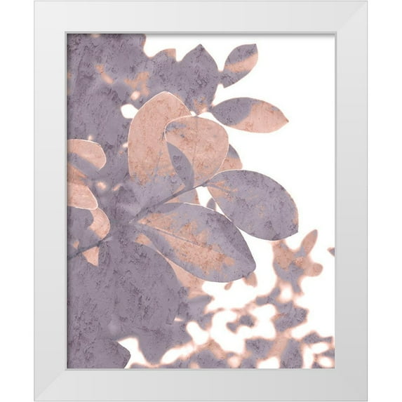 Kimberly, Allen 15x18 White Modern Wood Framed Museum Art Print Titled - Dusk Leaves 1