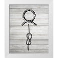 thumbnail image 1 of Kimberly, Allen 15x18 White Modern Wood Framed Museum Art Print Titled - Nautical Knots 1, 1 of 4