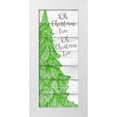 thumbnail image 1 of Kimberly, Allen 15x32 White Modern Wood Framed Museum Art Print Titled - Oh Christmas Tree 2, 1 of 4