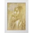 thumbnail image 1 of Kimberly, Allen 17x24 White Modern Wood Framed Museum Art Print Titled - Shaded Gold, 1 of 4