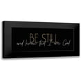 thumbnail image 1 of Kimberly, Allen 18x10 Black Modern Framed Museum Art Print Titled - Be Still 1, 1 of 5