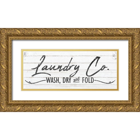 Kimberly, Allen 18x10 Gold Ornate Wood Framed with Double Matting Museum Art Print Titled - Laundry Co