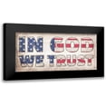 thumbnail image 1 of Kimberly, Allen 18x11 Black Modern Framed Museum Art Print Titled - In God We Trust, 1 of 5