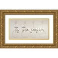 thumbnail image 1 of Kimberly, Allen 18x11 Gold Ornate Wood Framed with Double Matting Museum Art Print Titled - Christmas Romance 11, 1 of 4