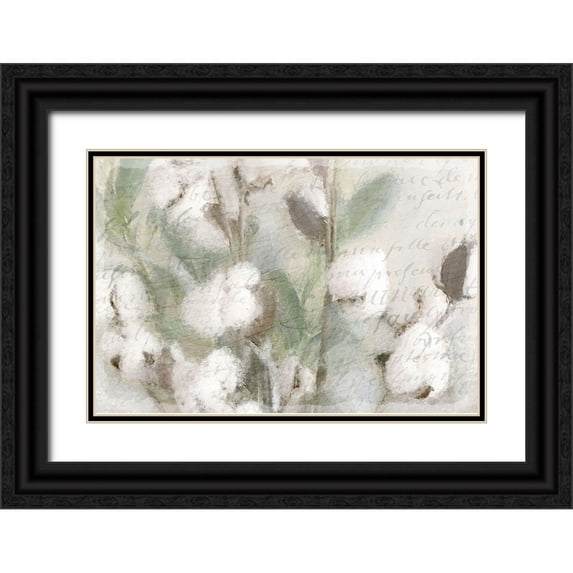 Kimberly, Allen 18x13 Black Ornate Wood Framed with Double Matting Museum Art Print Titled - Cotton B