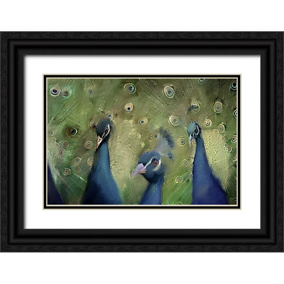 Kimberly, Allen 18x13 Black Ornate Wood Framed with Double Matting Museum Art Print Titled - Royal 2