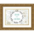 thumbnail image 1 of Kimberly, Allen 18x13 Gold Ornate Wood Framed with Double Matting Museum Art Print Titled - Beginnings 2, 1 of 4