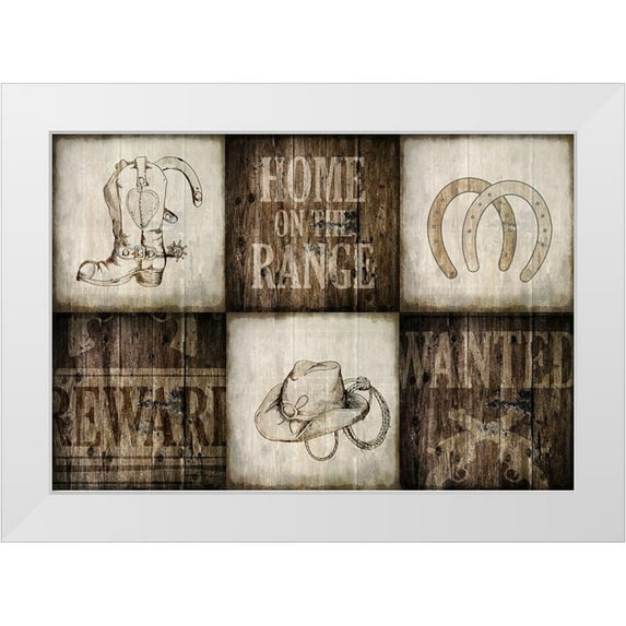 Kimberly, Allen 18x14 White Modern Wood Framed Museum Art Print Titled - On the Range 7