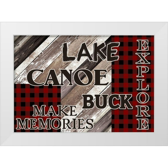 Kimberly, Allen 18x14 White Modern Wood Framed Museum Art Print Titled - The Lodge 1