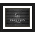 thumbnail image 1 of Kimberly, Allen 18x15 Black Ornate Wood Framed with Double Matting Museum Art Print Titled - Our Little Blessing, 1 of 4