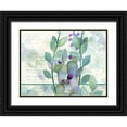 thumbnail image 1 of Kimberly, Allen 18x15 Black Ornate Wood Framed with Double Matting Museum Art Print Titled - Watercolor Floral 7, 1 of 4