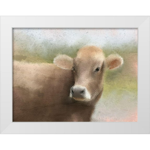 Kimberly, Allen 18x15 White Modern Wood Framed Museum Art Print Titled - Summer on the Farm