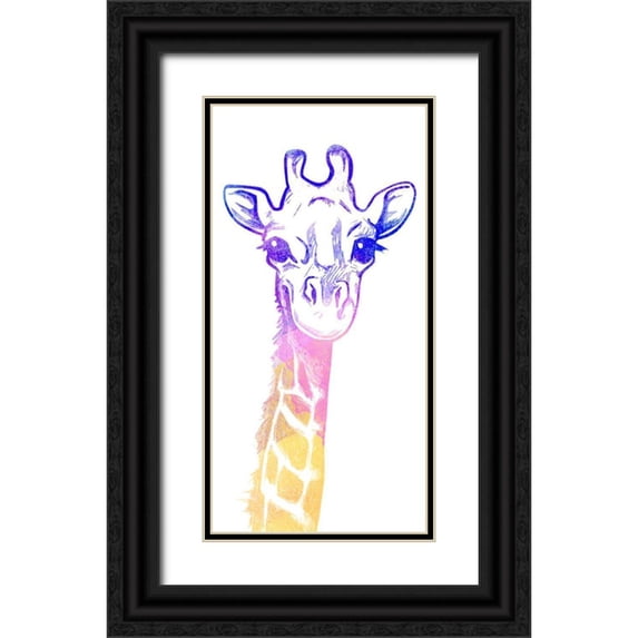 Kimberly, Allen 18x32 Black Ornate Wood Framed with Double Matting Museum Art Print Titled - Little One 2
